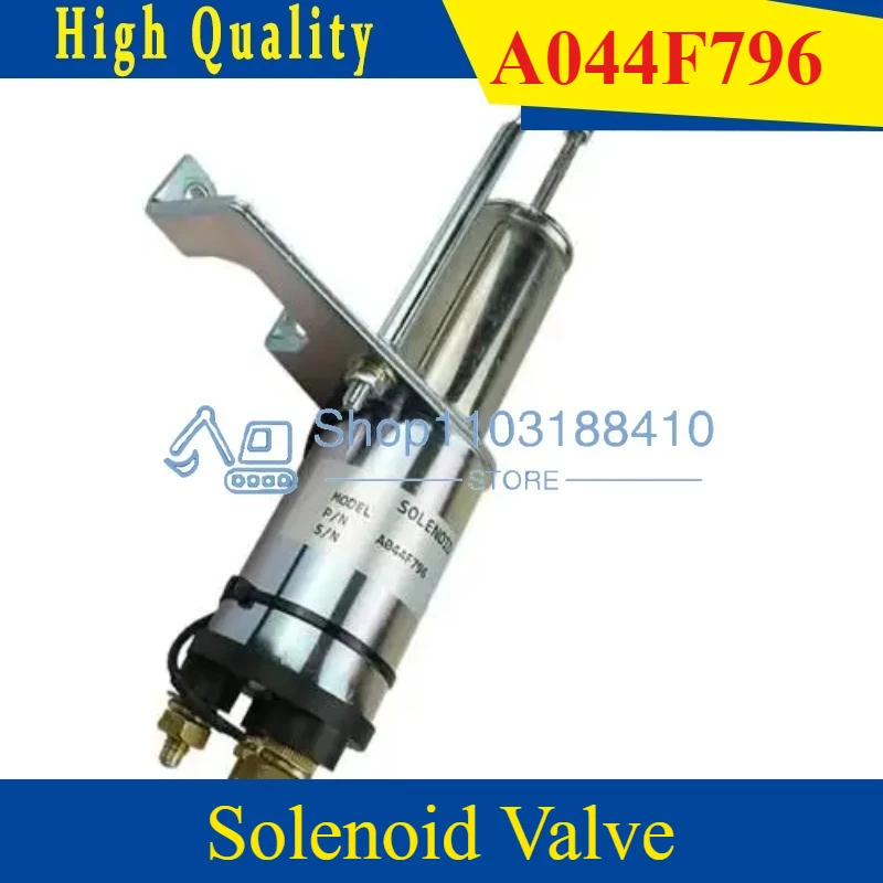 

Diesel Engine Parts Stop Solenoid Valve for Cummins ONAN A044F796 6BT5.9-G2 generator shut off shut down cutoff solenoid 12V 24V