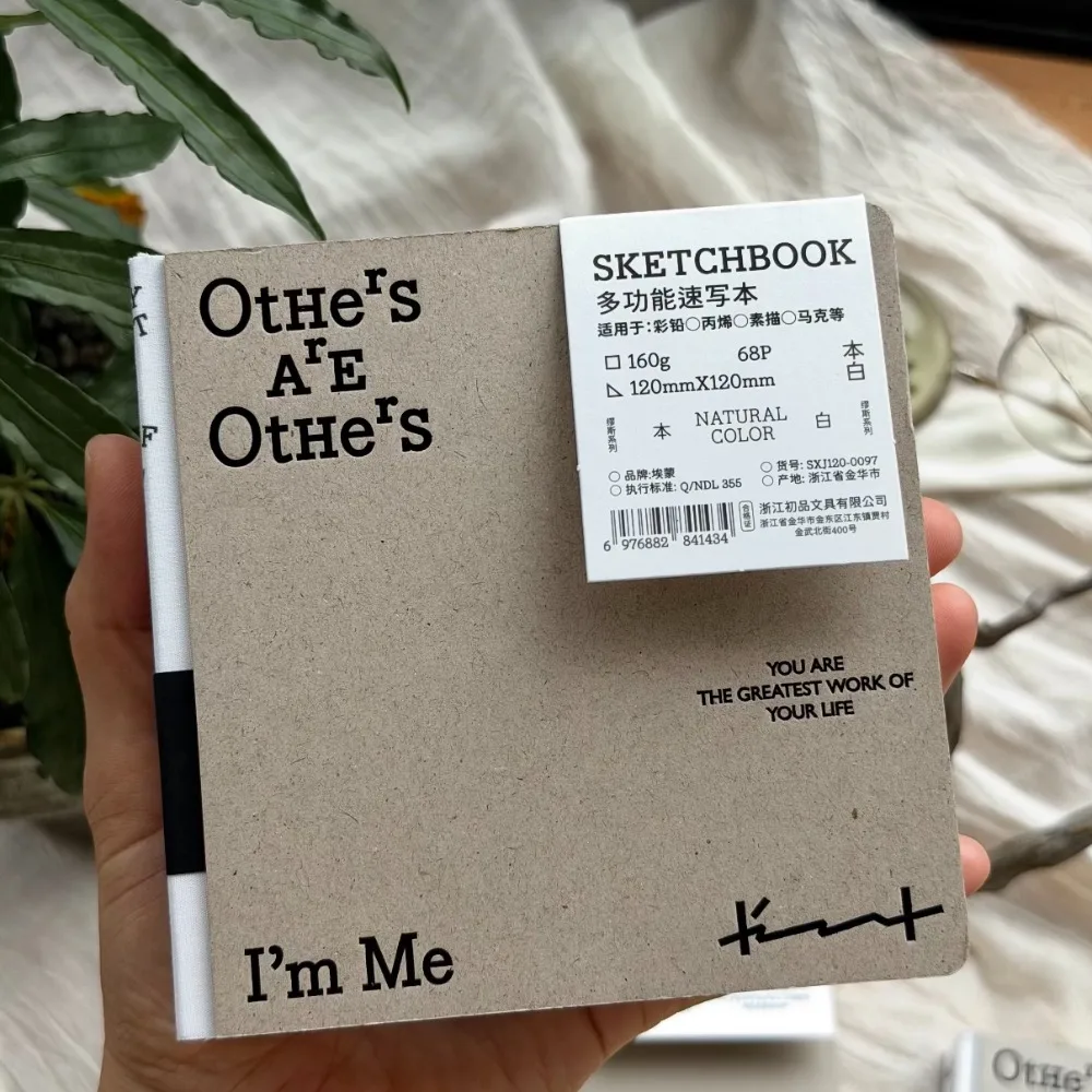 Thickened Portable Sketch Book, Multi‑Purpose Drawing Watercolor Sketchbook, Journal Notebook for Art Students Painting & Daily Note Taking