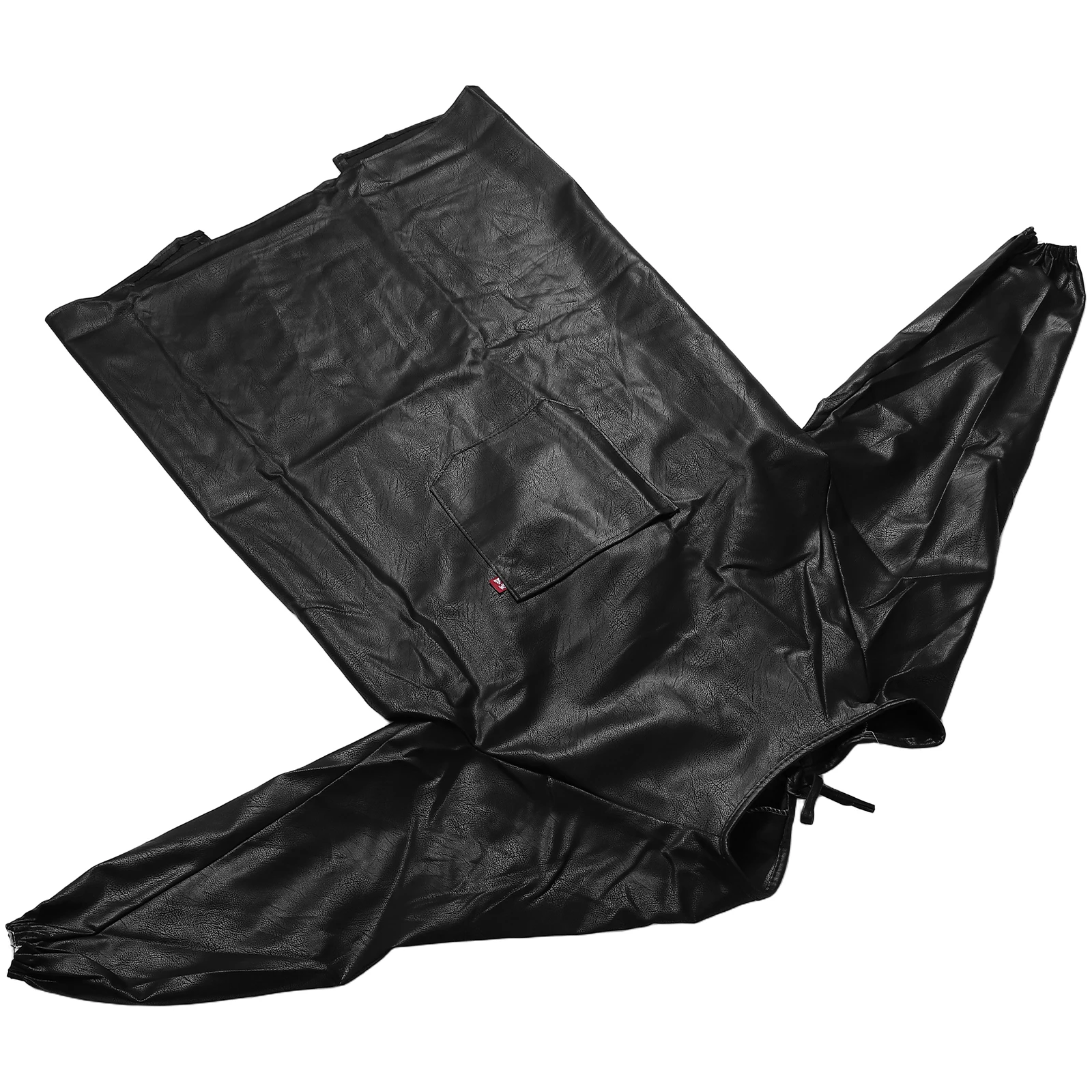 

Heavy Duty Waterproof Long Sleeve Pu Smock For Men Oil Resistant Acid Alkali Resistant Extended Length Workwear For Fish