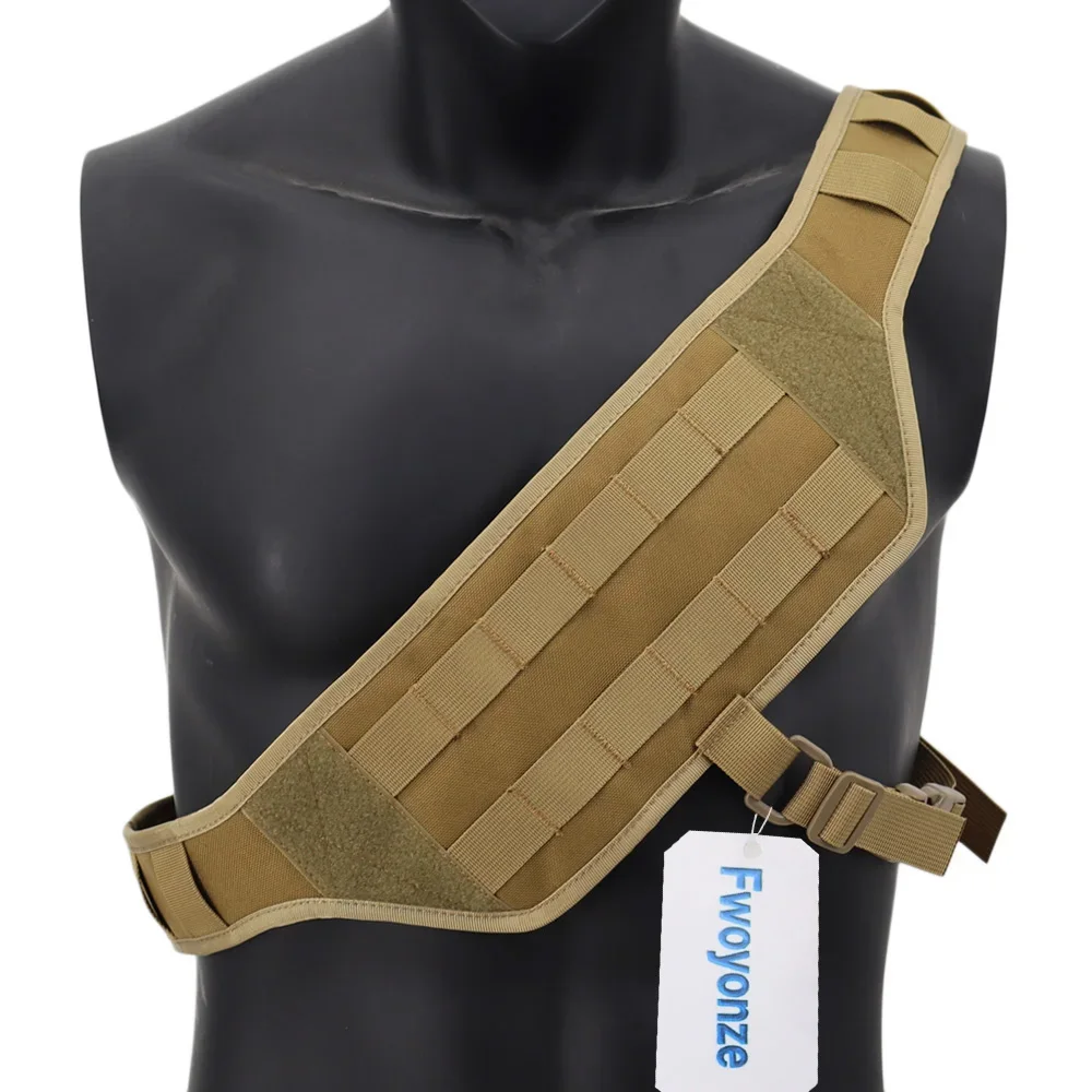 

Fwoyonze NEW Bandoleer Minimalist Chest Rig Tactical Bandoleer Platform Chest Strap Shoulder Strap Adjustable Nylon Gear Vest