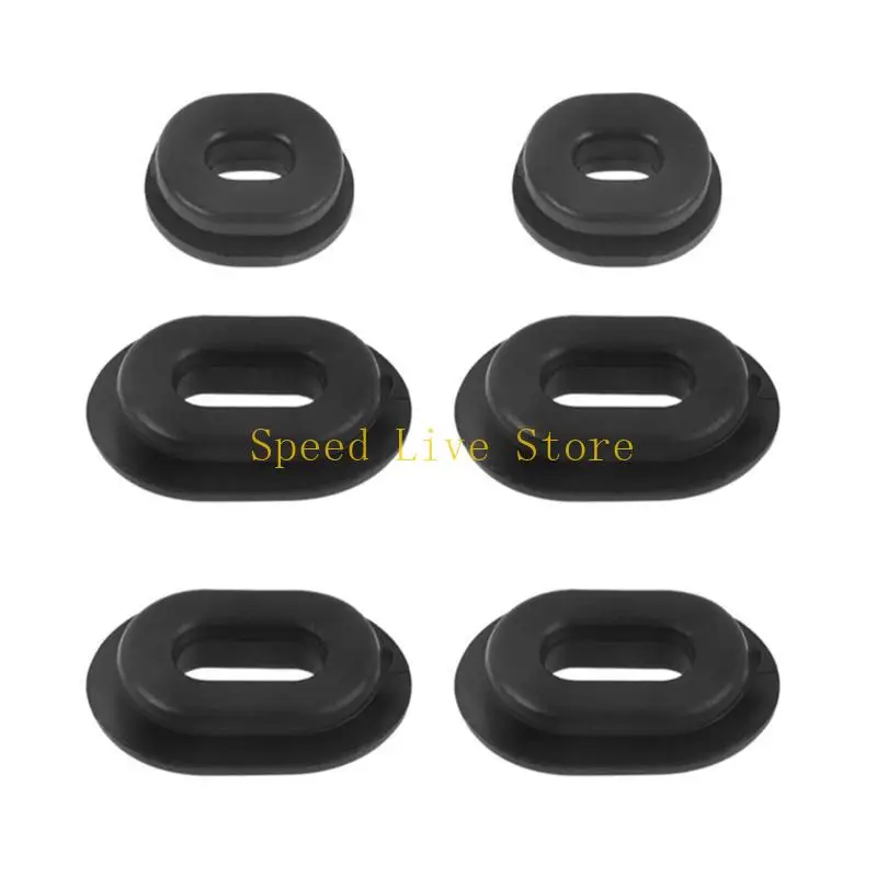 547C 12x حلقات غطاء جانبي من المطاط الأسود لـ CG125 CB100 550K 550F 750F CB125S XL 100 125 SL دراجة نارية