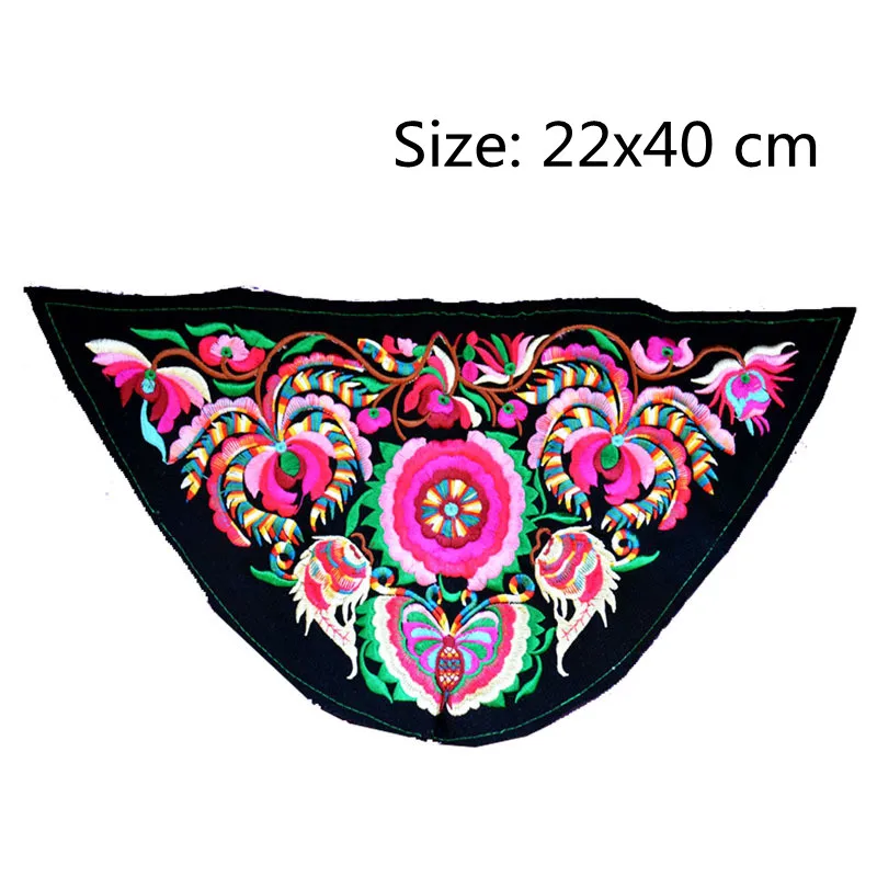 1pcs Flower Embroidery Patch Clothing Bag DIY Sewing Accessories Applique