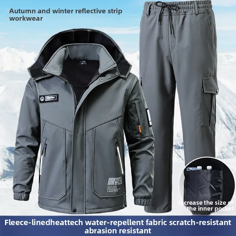 thickened-fleece-workwear-suit-autumn-winter-waterproof-outdoor-windproof-warmth-quick-dry-jacket-pants-set-for-labor-protection
