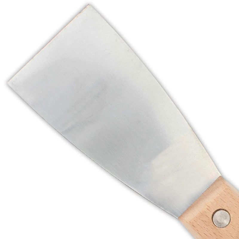 Paola wood handle putty knife 2-inch stainless steel scraper cleaning scraper