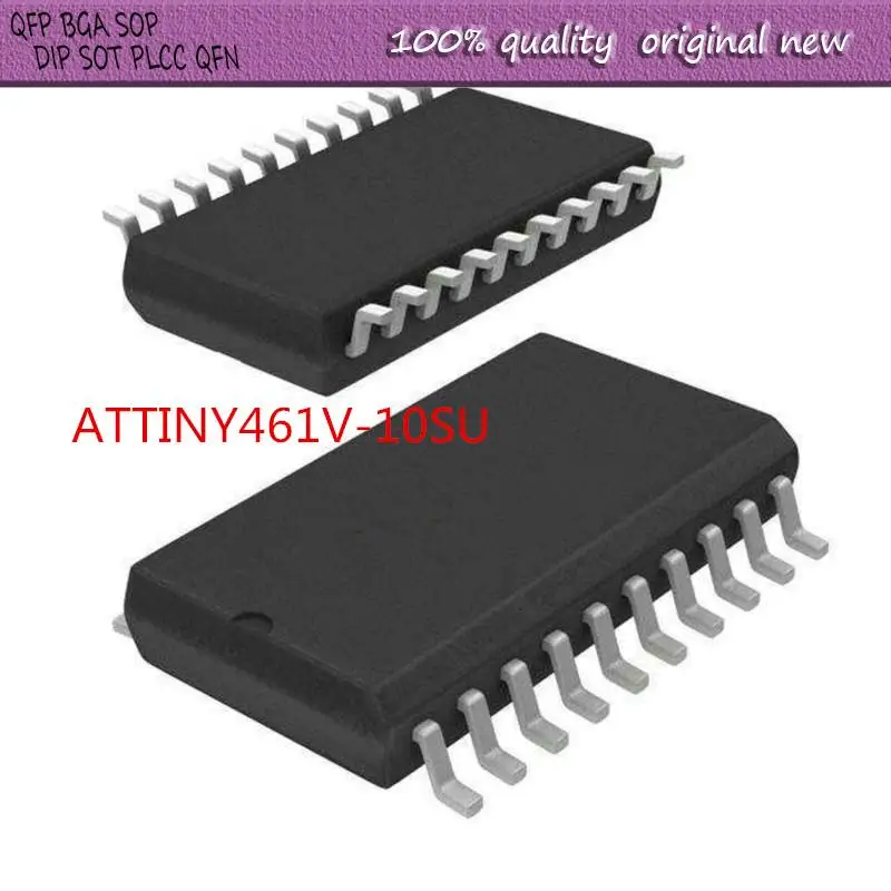 NEW 2PCS/LOT ATTINY461V-10SU ATTINY461V ATTINY461 461V-10SU SOP-20
