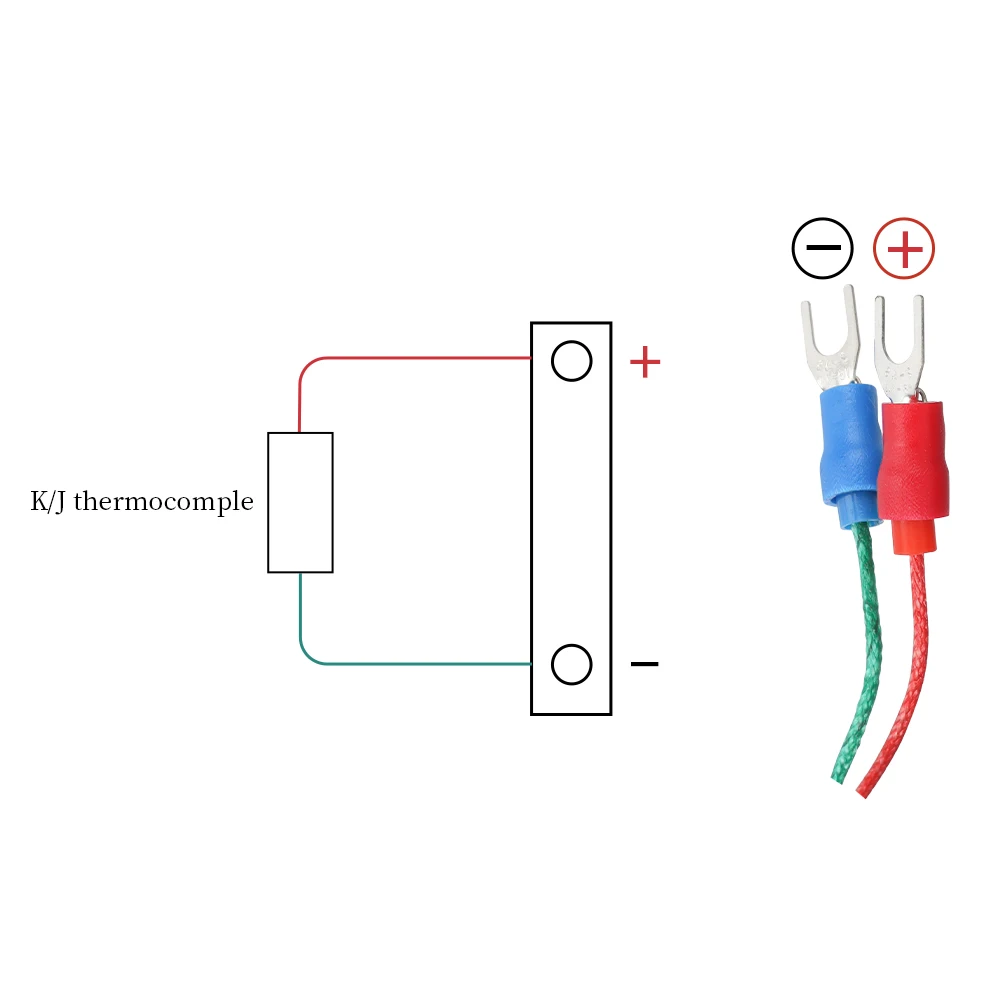 Stainless Steel thermocouple sensor with 1M 2M 3M wire best M6 screw 0-800℃ K J type thermocouple industry temperature sensor