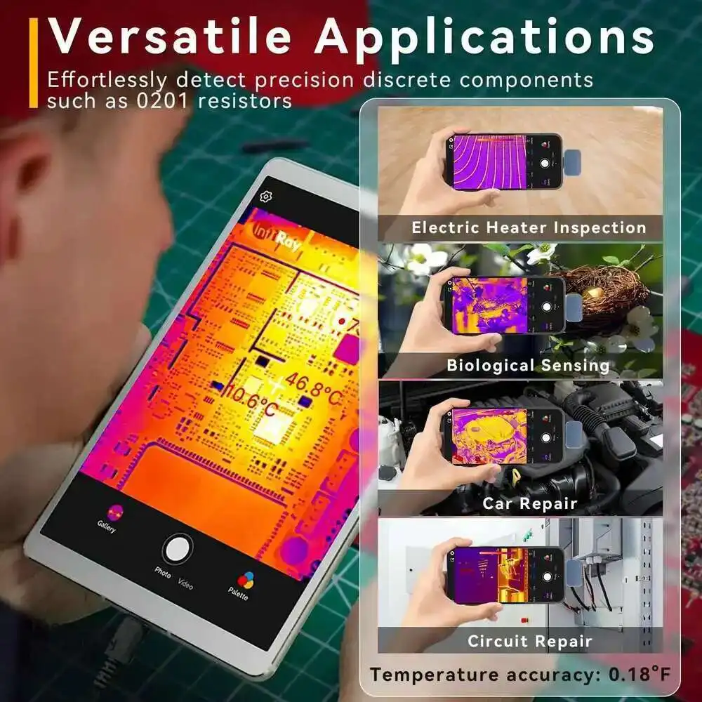 InfiRay P2 Pro für Android-Telefone und iPhone 256*192