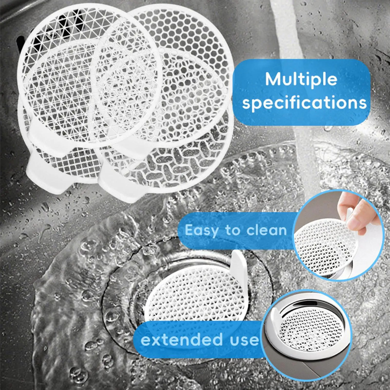 

Уловитель волос для душа для слива, защита от засорения, защита для слива, уловитель волос, сетчатый дренажный фильтр, блок, экран для кухни, квартиры