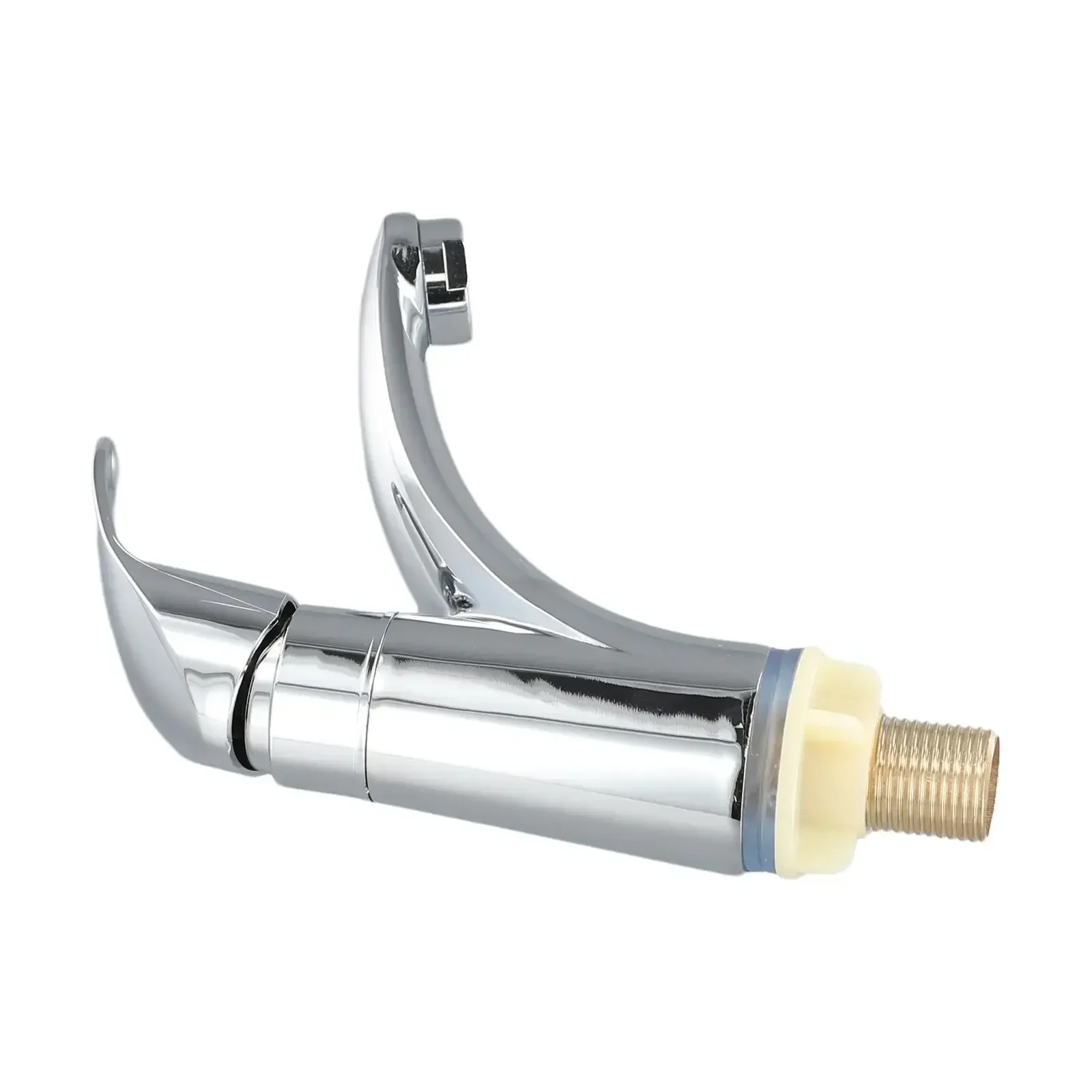 

Смеситель для раковины с одной ручкой, сменный одинарный кран для холодной воды для умывальника, хромированные кухонные принадлежности, новинка