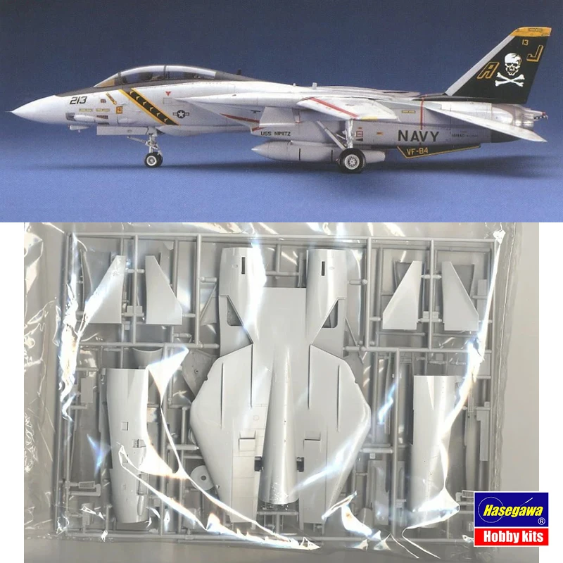 Hasegawa, zusammengebauter Flugzeugmodellbausatz 07246 American F-14A Modern Fighter 1/48