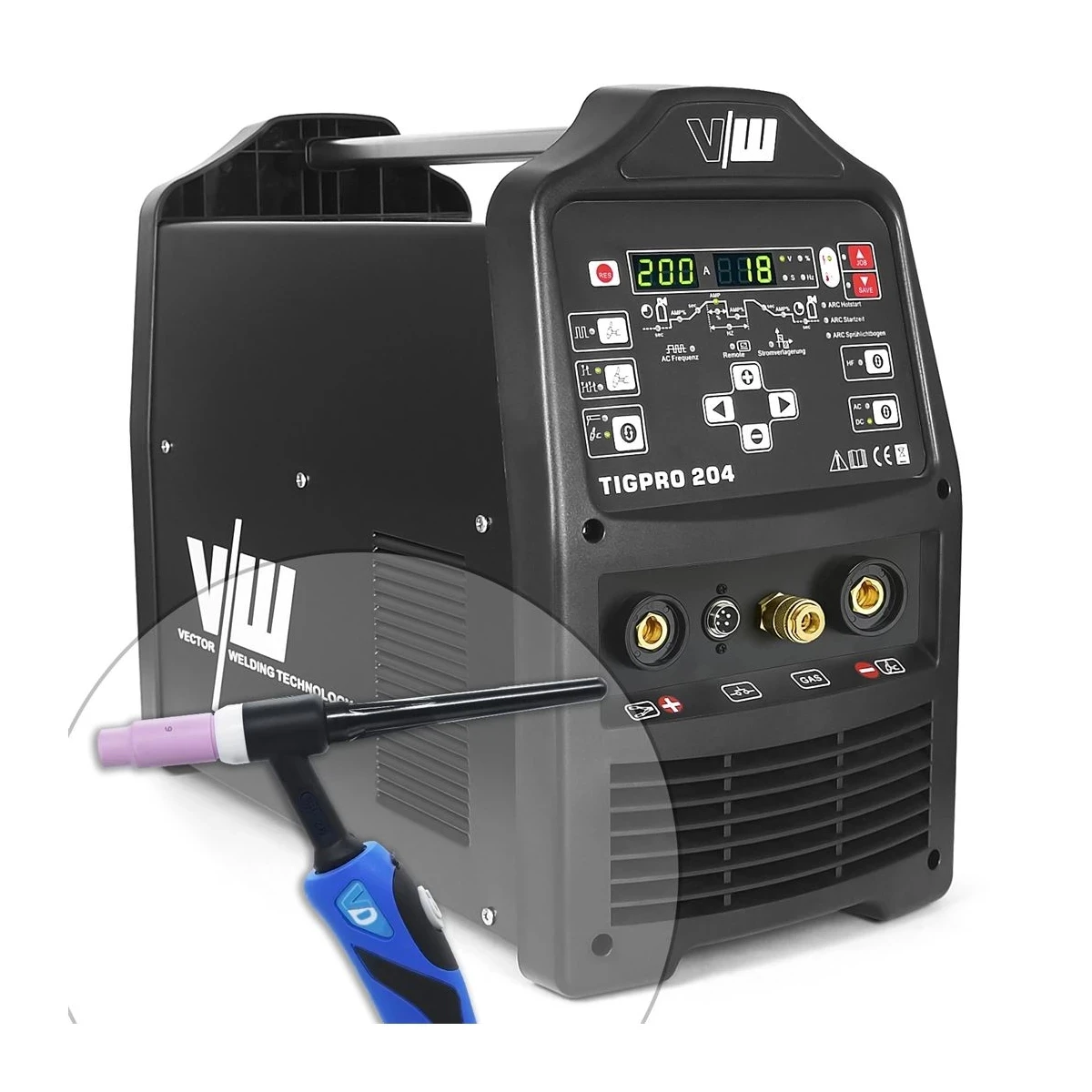 Vector V241 Tigpro204 ACDC New Condition TIG Argon Welding Machine for Aluminum Welding