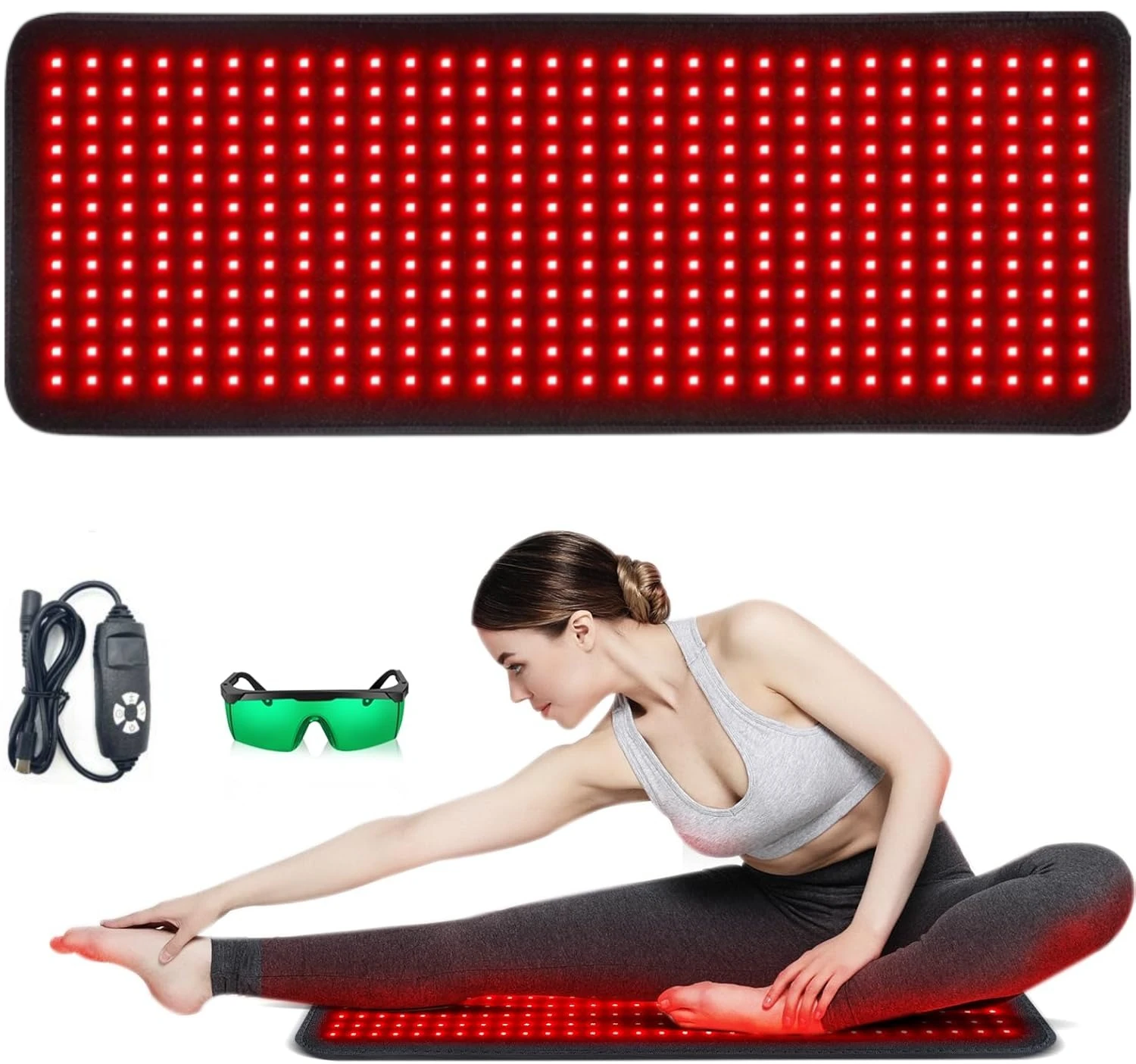 

Обновленный красный и инфракрасный терапевтический пояс для ношения тела, большая подушечка, 360 шт., светодиодные устройства, красота для лица и тела, мышц плечевых суставов