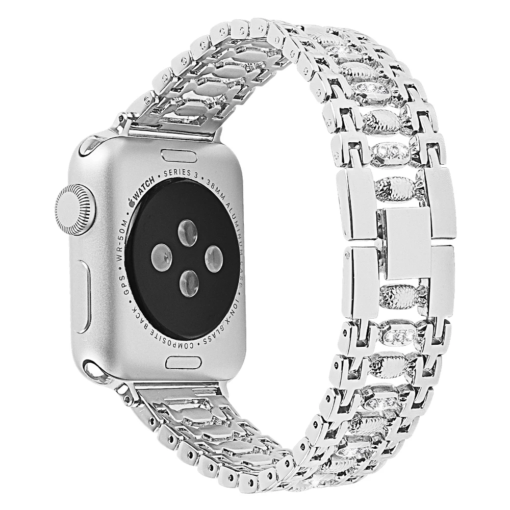 Diamond Strap for Apple Watch10 9 46mm 45mm 41mm Band 42mm 40mm 44mm Women Rhinestone Bracelet for iWatch 8 7 6 5 4 Ultra 2 49mm