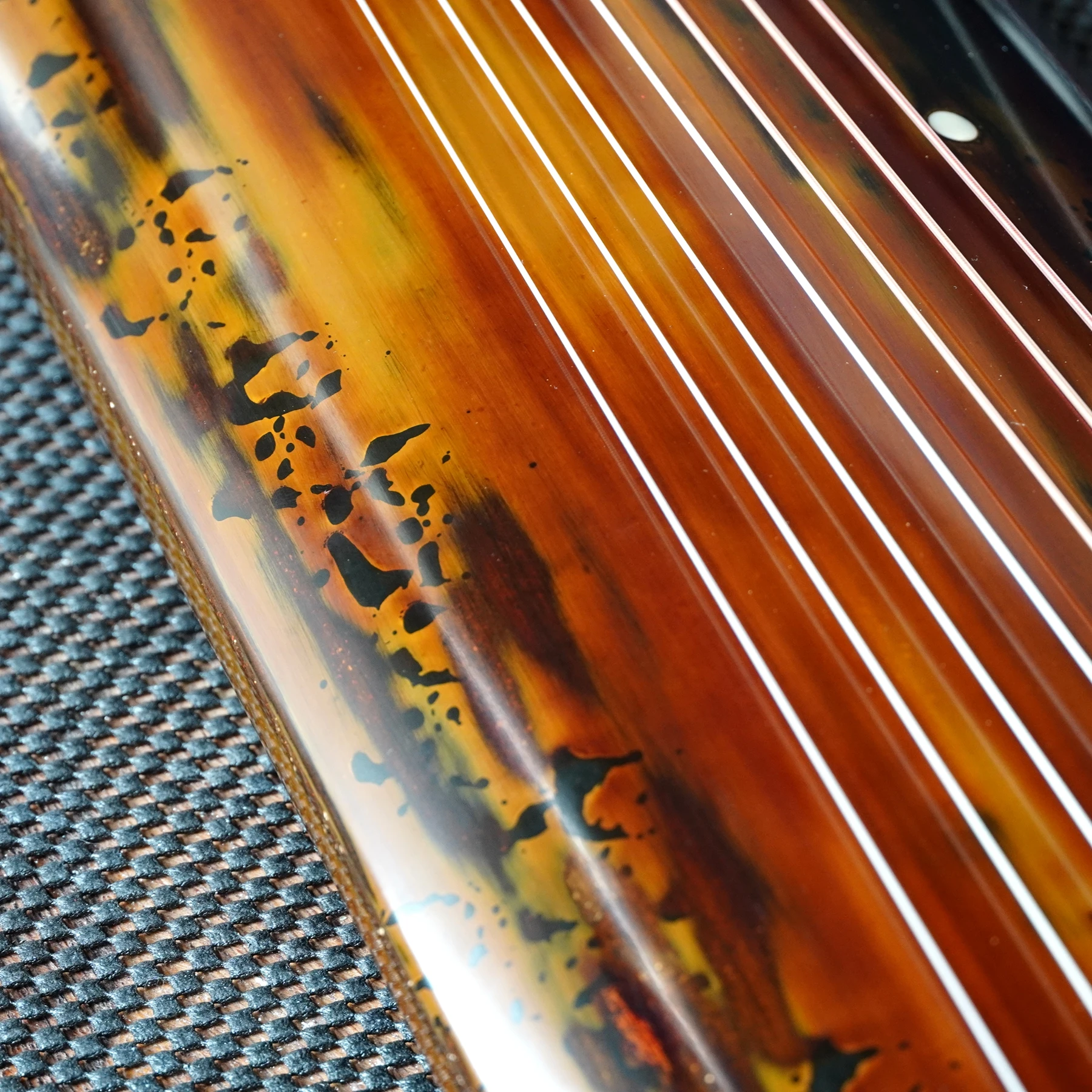Picture 5: Guqin Shennong style Centennial Chinese fir Pure raw lacquer China stringed instruments