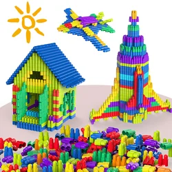 Assembling Toy Kid To Develop Intelligence To Insert Blocks Bullet Building Block Toy Educational Toy Bulk Child Gift