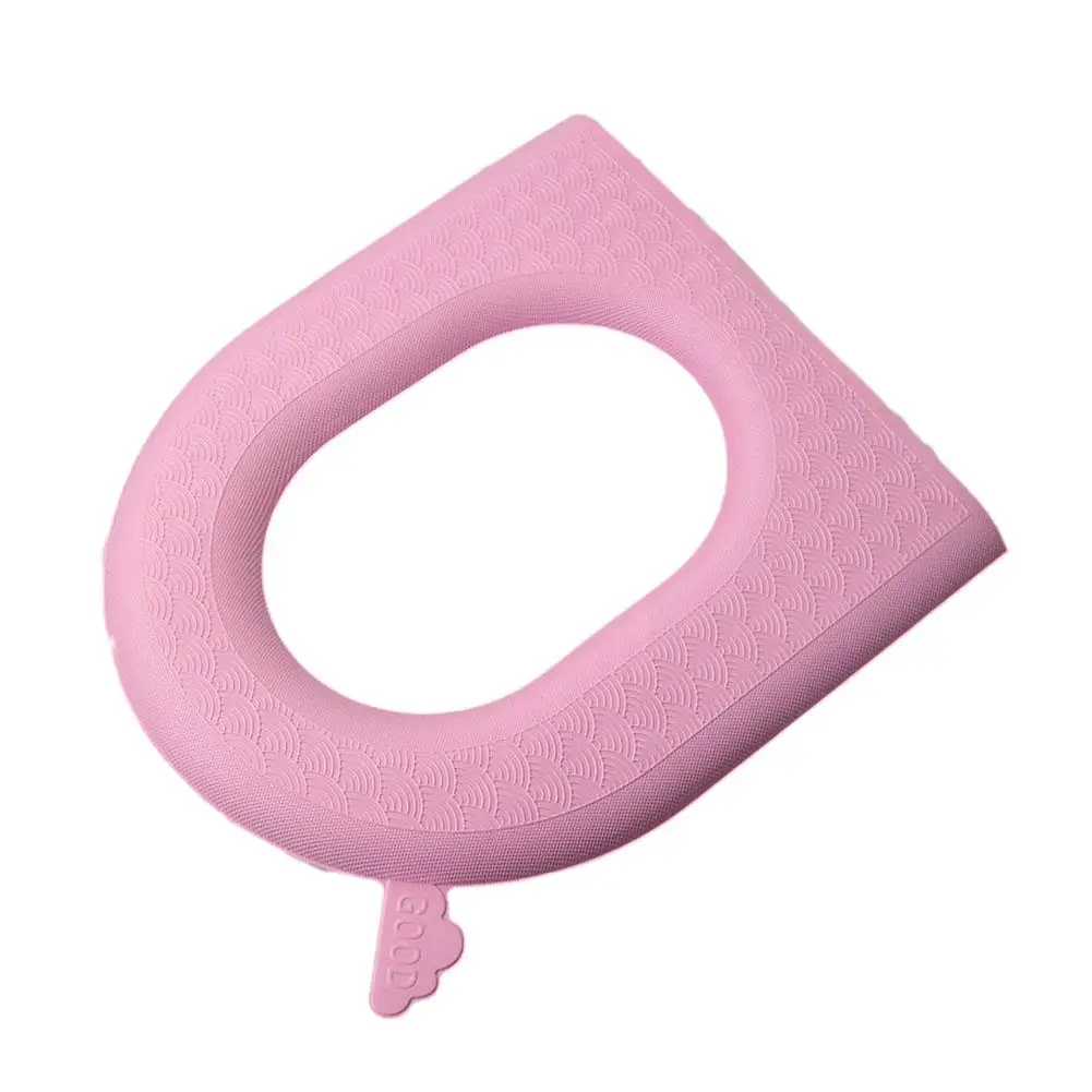 Universal Waterpoof Soft Toilet Seat Cover Bathroom Closestool Bidet Toilet Toilet Cushion Cover Pad Seat Mat Accessories B6P8