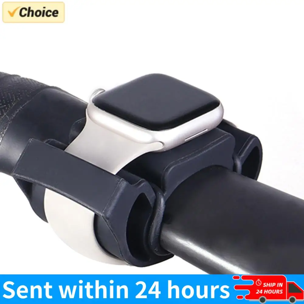 

Bicycle Watch Mount Silicone Cycling Heart Rate Monitor Stand Bike Handlebar Watch Holder for TOMTOM/TICWATCH/SUUNTO Watch