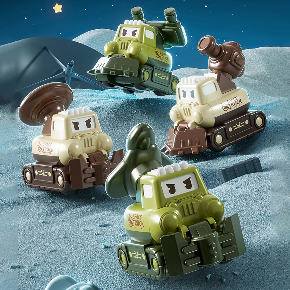 Space Militar Engineering Car Toy For Children Parent-Child Interactive Game Toys Gift For Children's Day