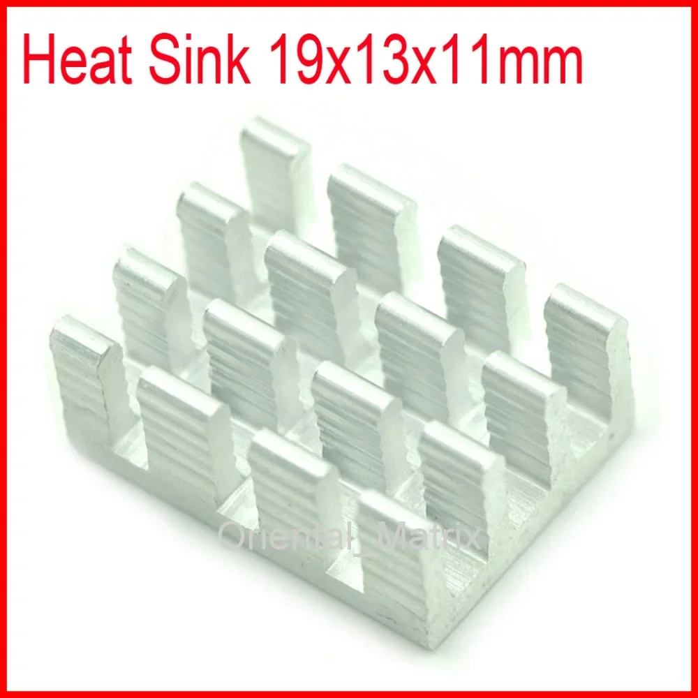 

Free Shipping 20pcs HeatSink Heat Sink Radiator 19*13*11mm Small Radiator - Silver