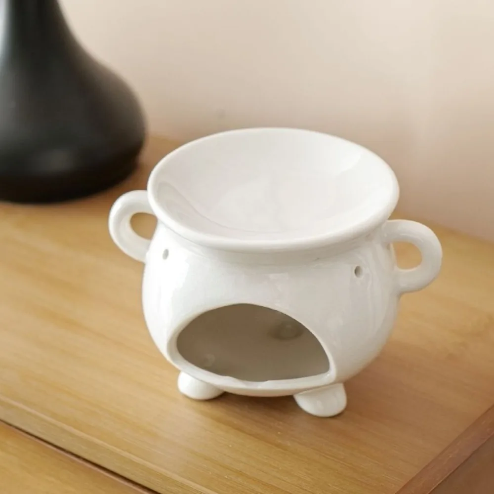 

Fashion Ceramic Candle Aromatherapy Stove Simplicity Relaxing Essence Stove Handmade Incense Container Aromatherapy
