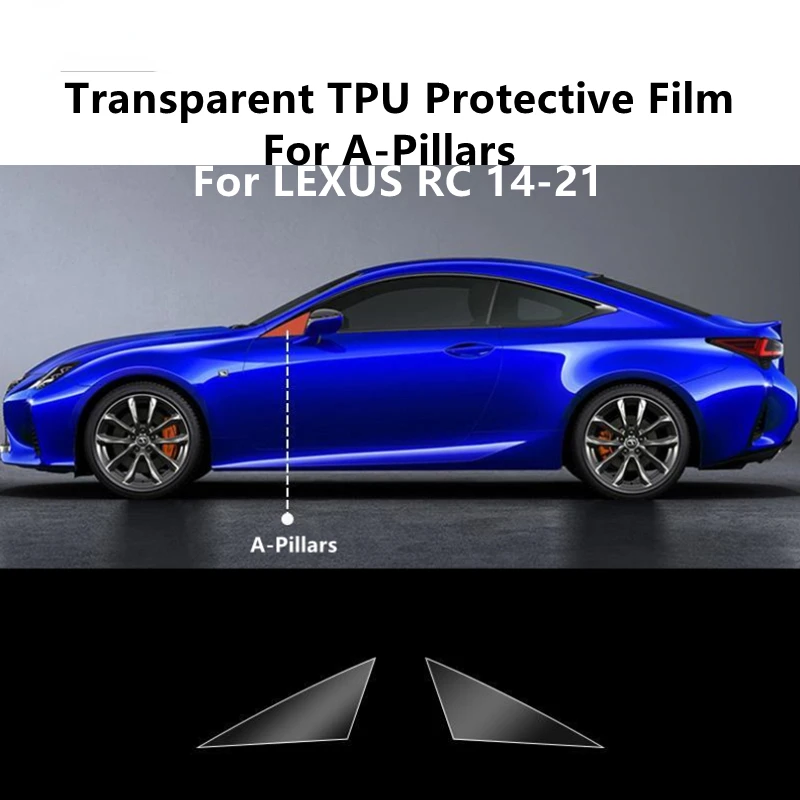 

Прозрачная фотопленка с защитой от царапин для LEXUS RC 14-21 A-Pillar