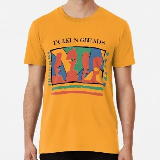 Talking Heads - Yellow 80&'s Size S to 5XL Made in the USA T-Shirt Y2K tops Unisex Summer Short Sleeve