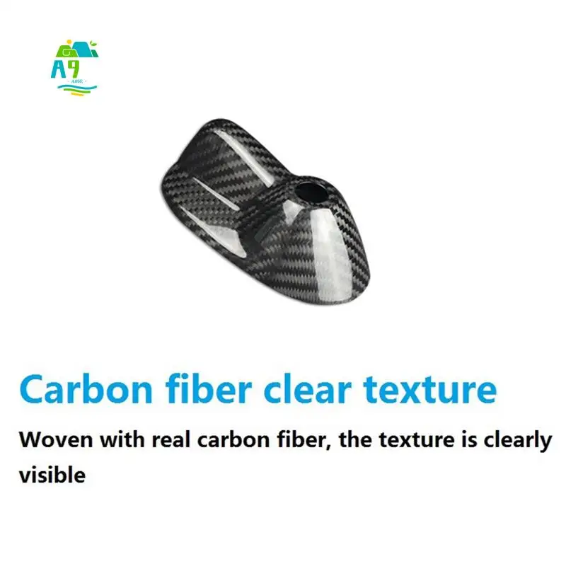 

A09E-Real Carbon Fiber Roof Shark Fin Antenna Cover Trim Parts For Mini Cooper Clubman R55 R56 2007-2013 Car Aerials Accessories
