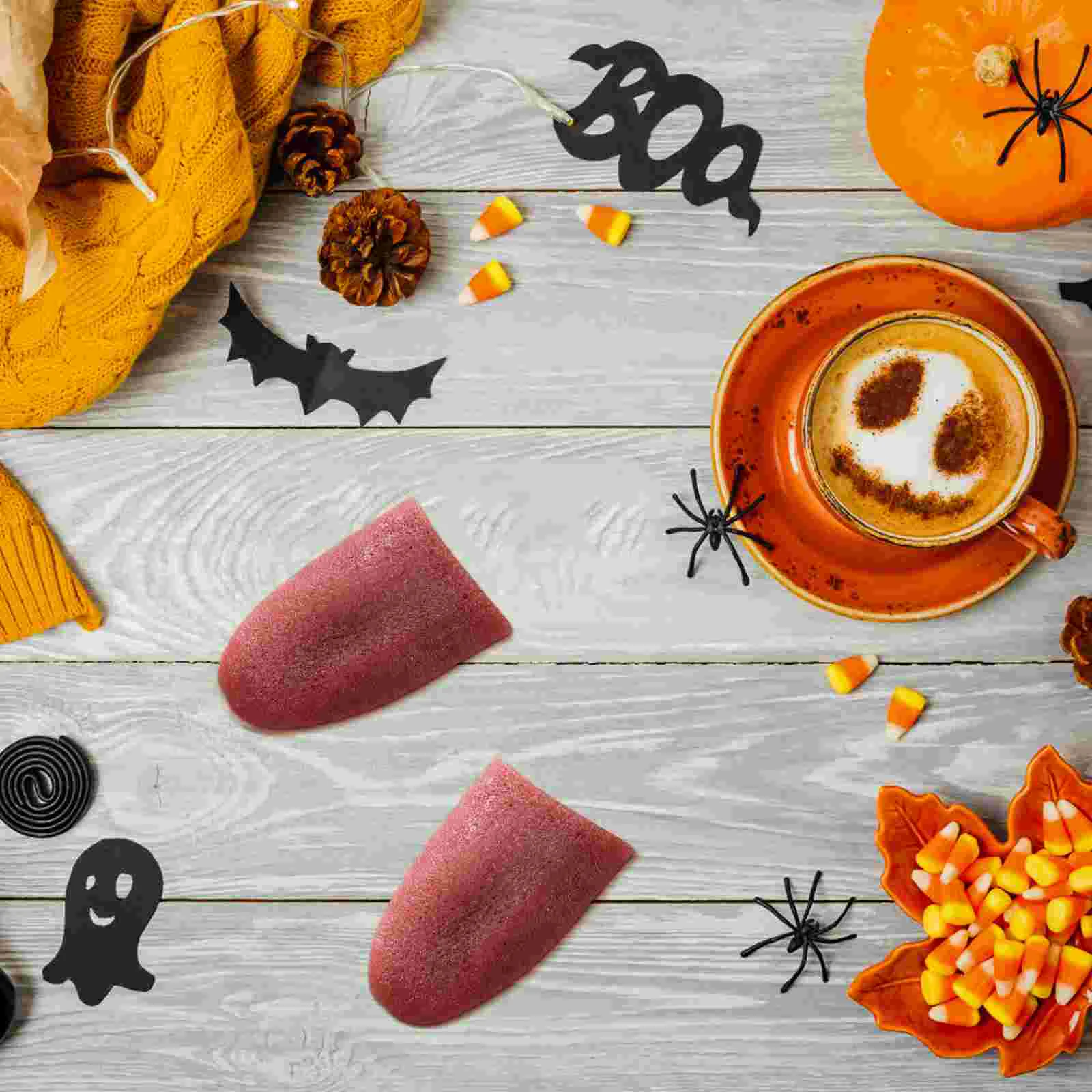 子供のためのトリッキーな舌モデル、偽のシミュレーション、弾力性のいたずら、ハロウィーンパーティーの小道具、子供の日、2個