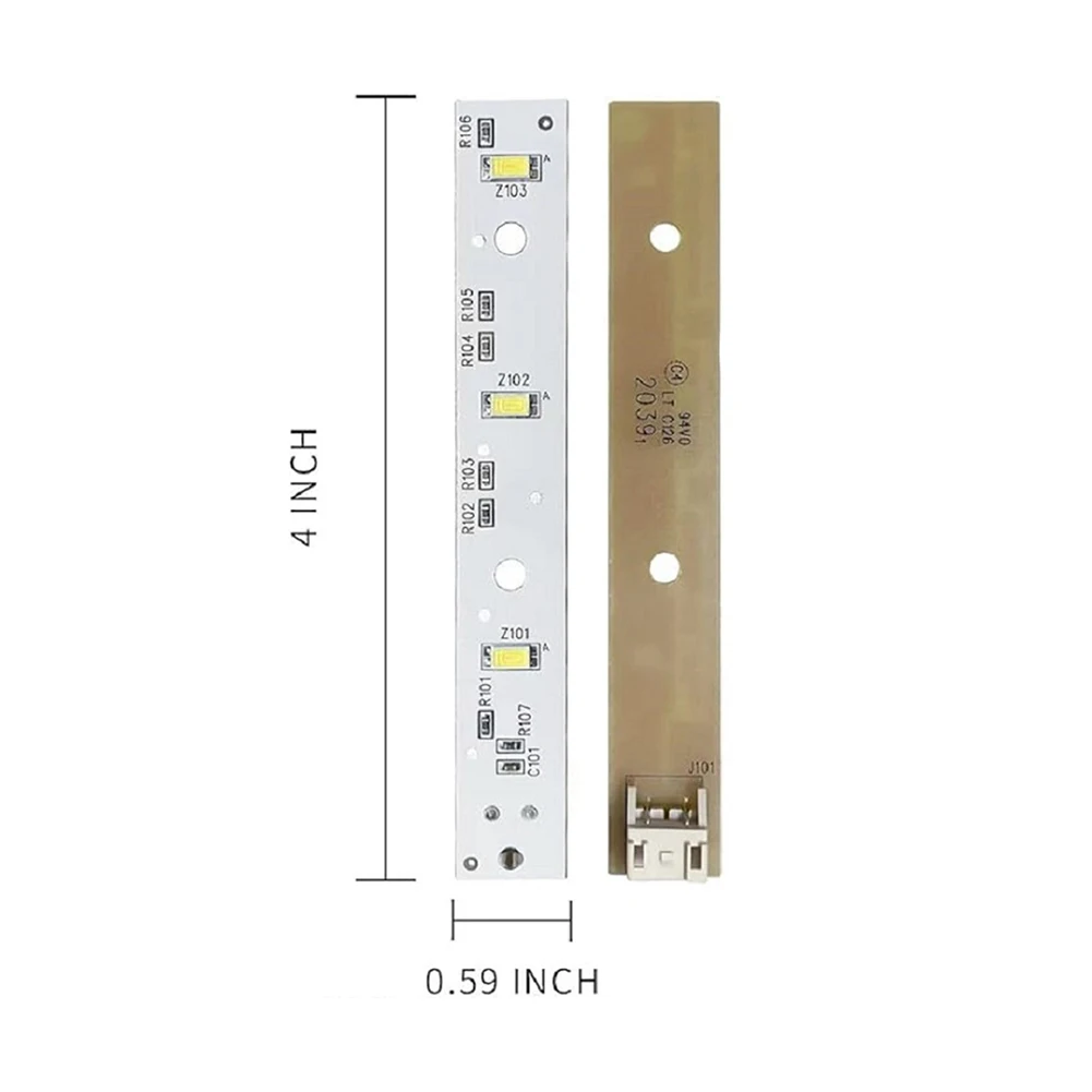 LED Light Panel Set of 2 WR55X26671 for GE Refrigerators Fits Models Requiring PS11767930 AP6035586 EAP11767930
