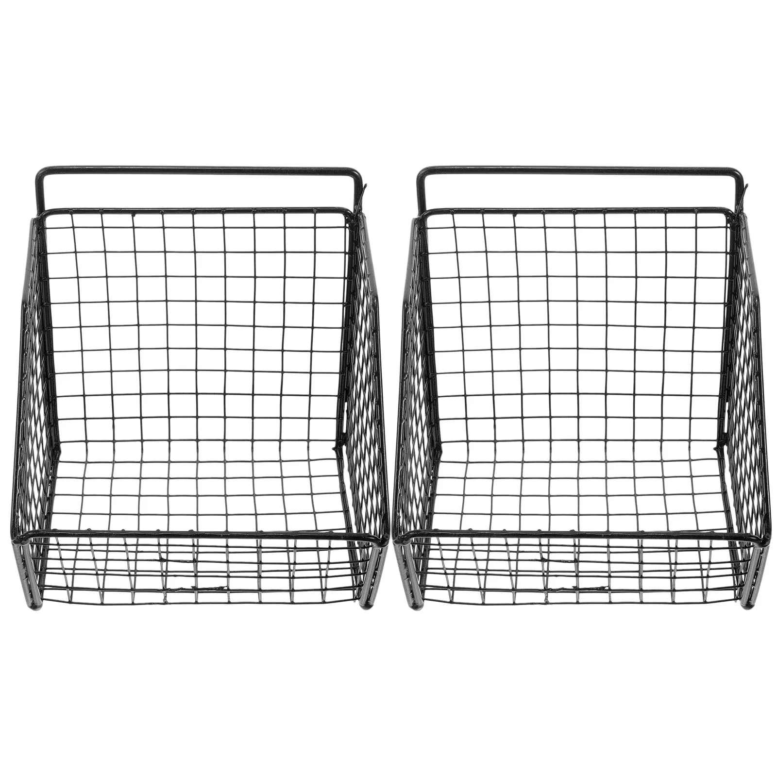 

Wall Mount Baskets Black Single Grid Double Layer Kitchen Shelf Potato Onion Storage Rack Wire Fruit Vegetable Organizer Carbon