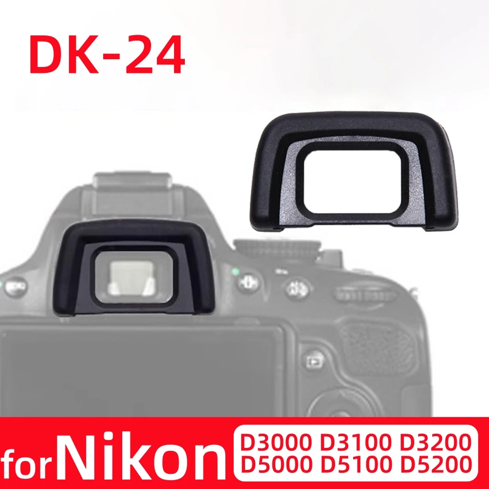 

Soft Silicone DK-24 Eyecup Viewfinder DK24 Cap for Nikon D3000 D3100 D3200 D5000 D5100 D5200 DSLR Photography Camera Accessories