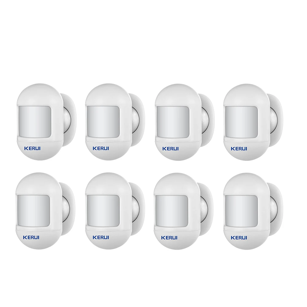 KERUI-Detector de movimiento PIR inalámbrico, Sensor de alarma infrarrojo pasivo con Base giratoria magnética, sistema de alarma para el hogar, Mini