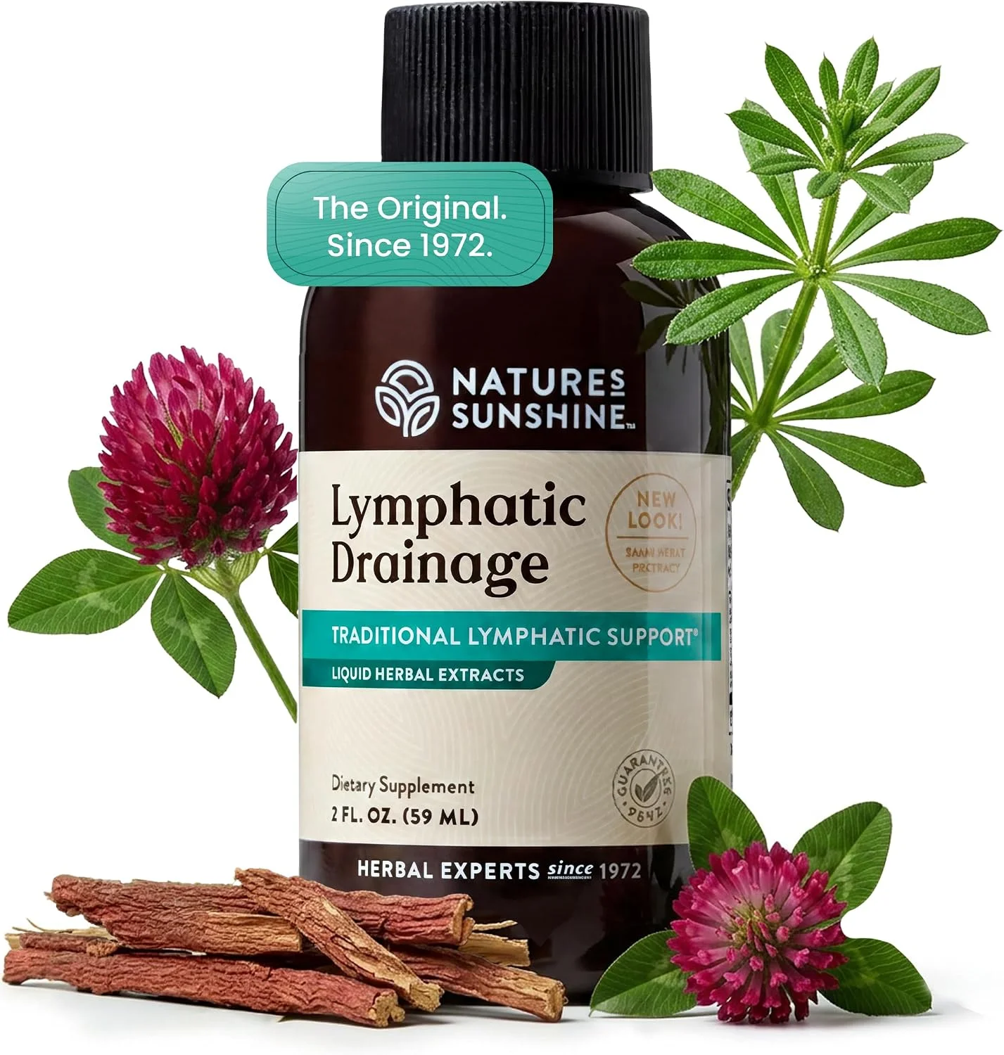 Nature's Sunshine Lymphatic Drainage, 2 Fl.Oz| Lymphatic Drainage Supplement Promotes The Efficient Drainage of The Lymphatic System to Promote Overall Health (Pack of 2)