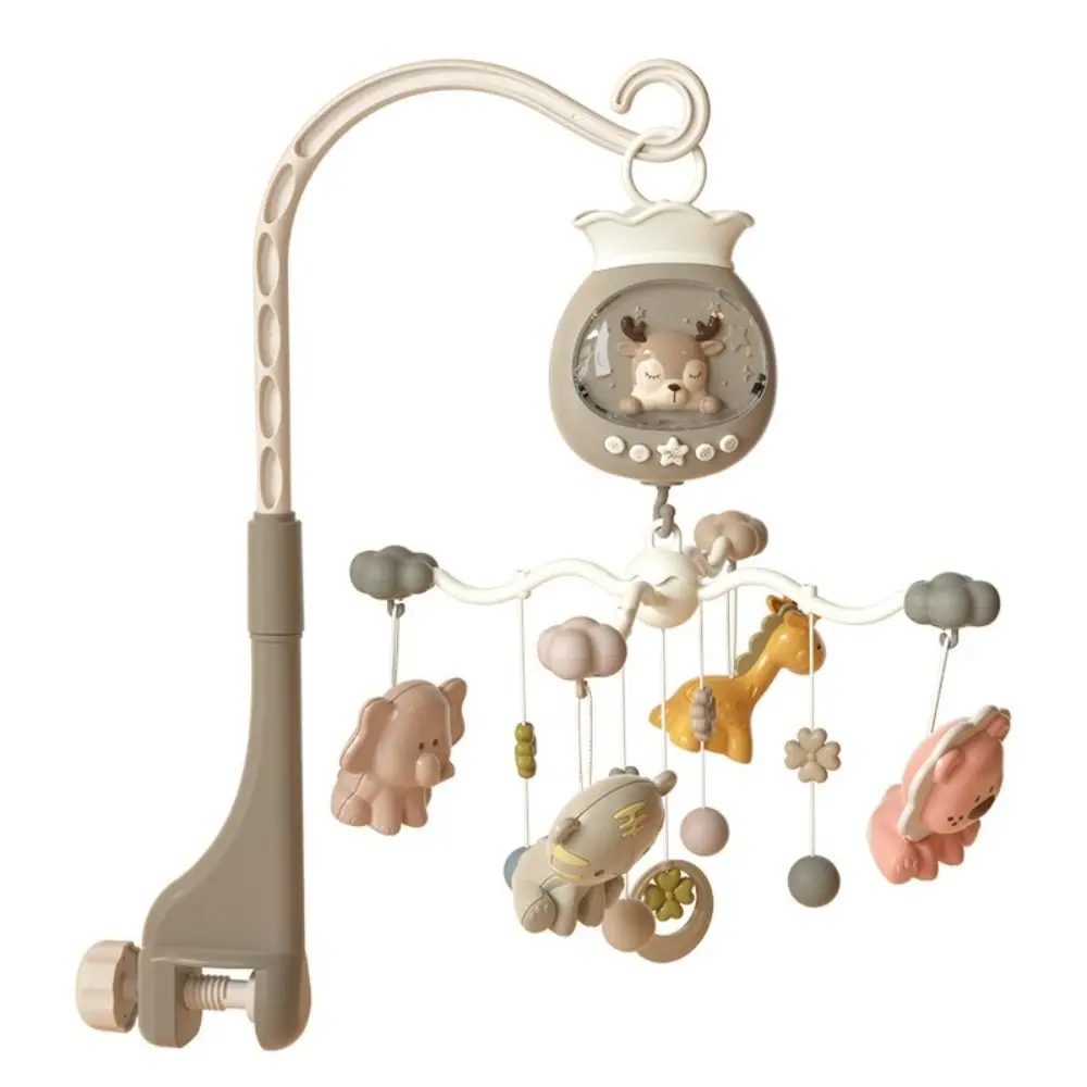 With Lights Rotating Bed Bell Remote Control Music Projection Crib Mobile Hanging Style Rotating Design Sleeping Aid