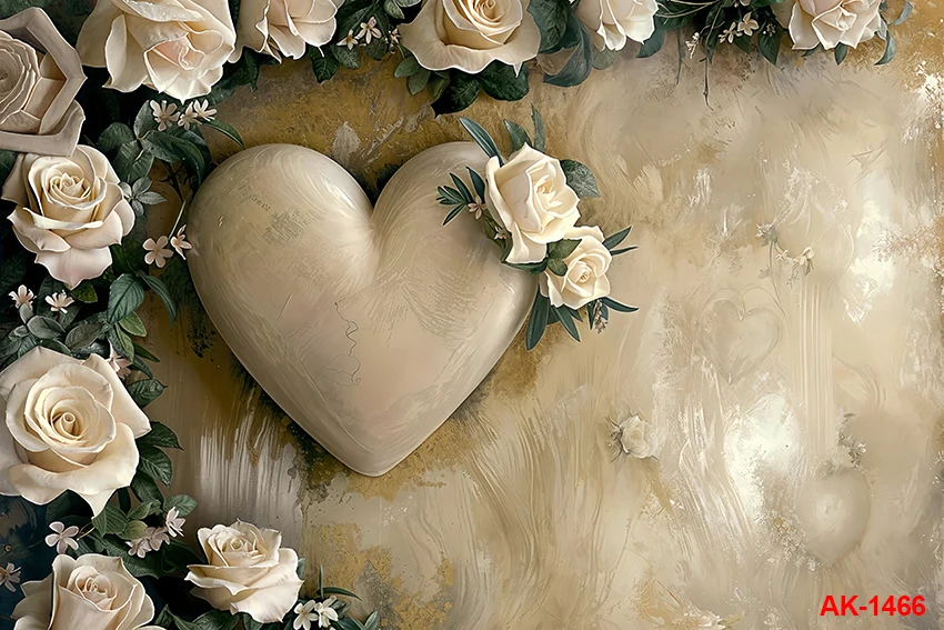 발렌타인 데이 꽃 사랑 장미 하트 사진 배경, 행복한 사진 배경