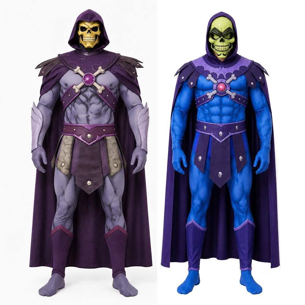 Anime Cosplay Outfits Male - Costume da Scheletro per Uomo, Travestimento
