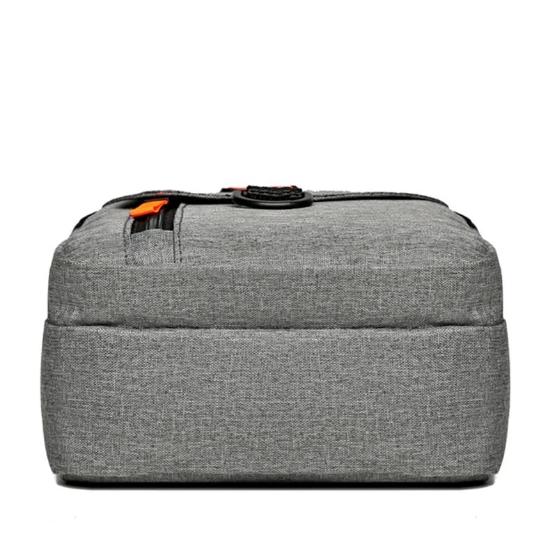 حقيبة كروس رجالية بدون نقش، حقيبة كتف واحدة مناسبة لرحلات العمل. نسيج جيد وجودة ممتازة #6