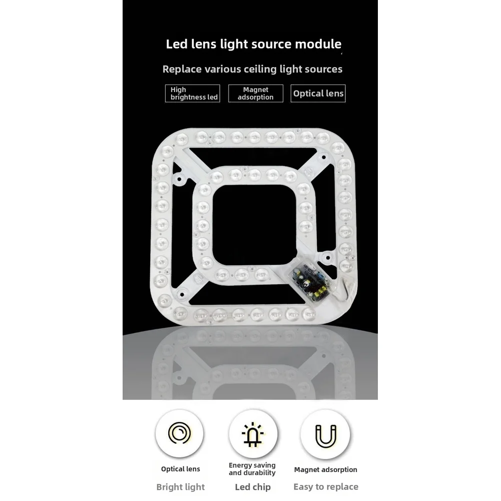 Recessed Retrofit LED Panel Light For Bedroom Lighting 96-hour Accelerated Aging 95 PC Casing For Retrofit Lighting