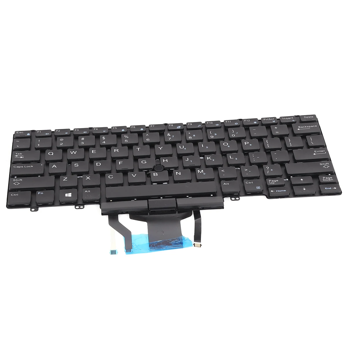 US Laptop Keyboard for DELL latitude 7480 with Backlit and Point Stick