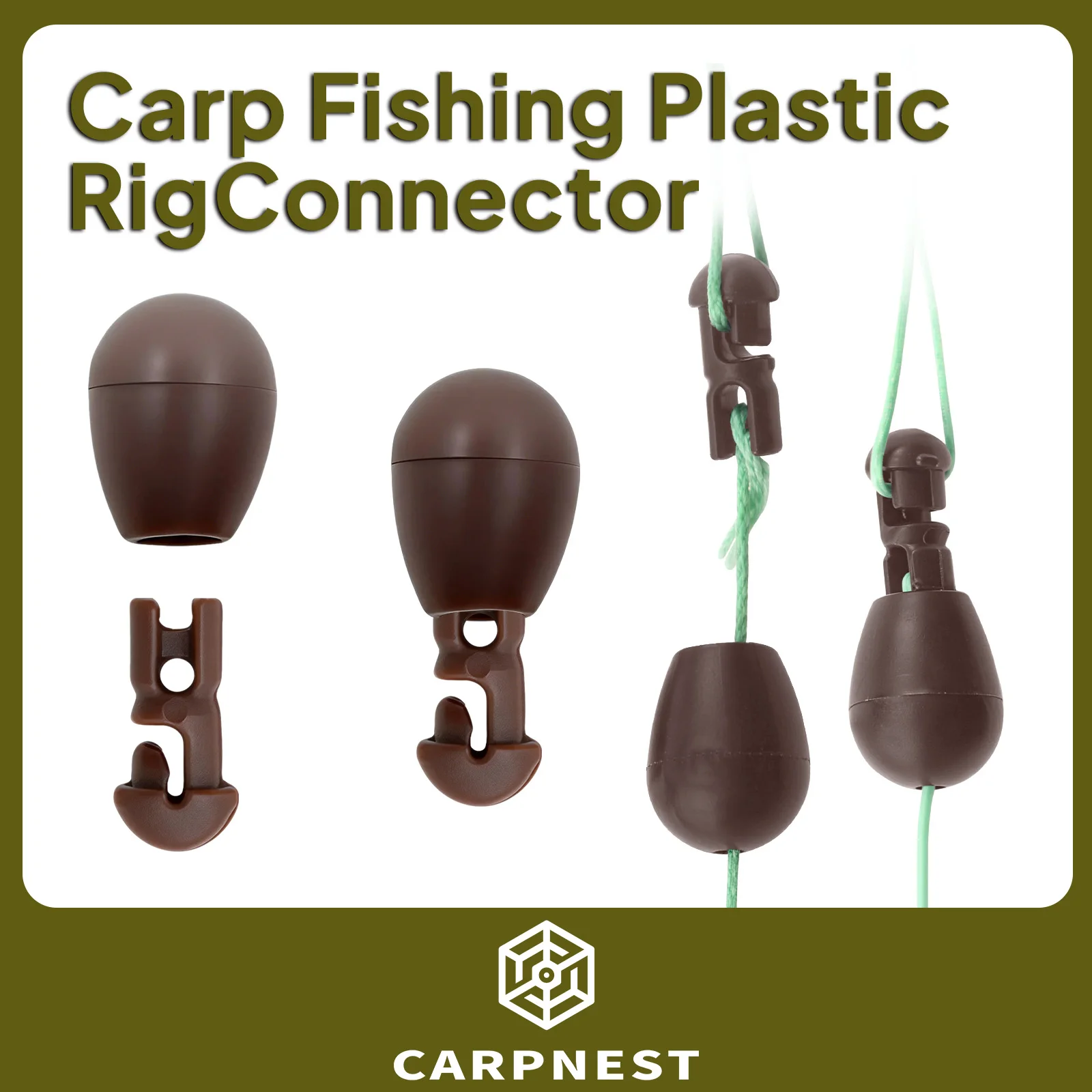 

CARPNEST 25pcs Quick Change Beads Carp Fishing Tackle Hook Links Method Feeders Fishing Accessorie
