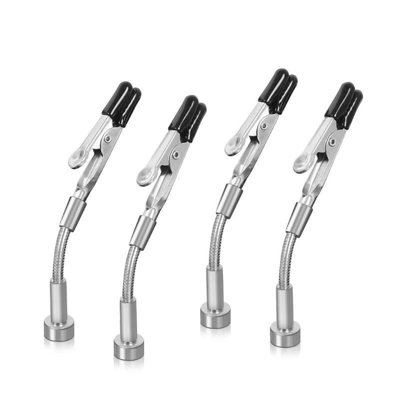 

JU64 Helping Hands Metal Flexible Gooseneck Arms for Automobile Electronics Soldering Jewellery Soldering Aid Clip