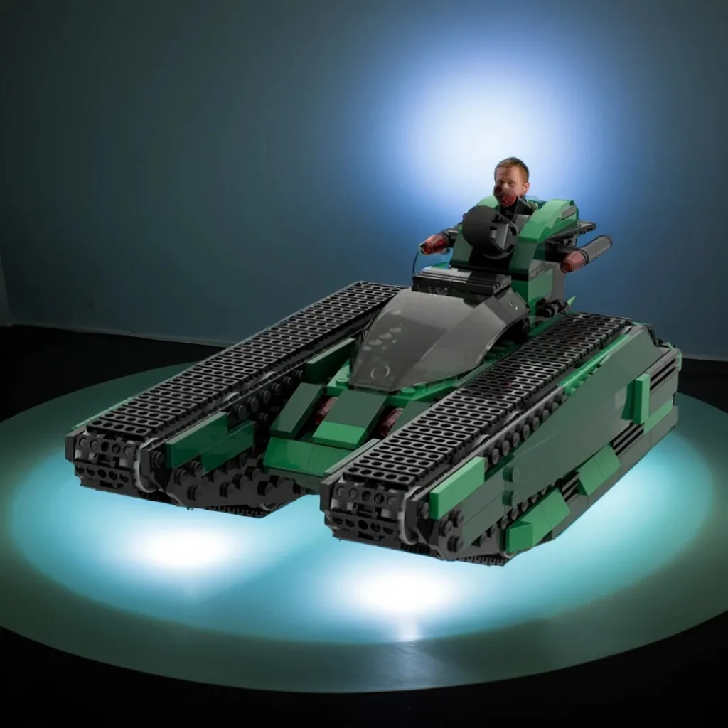 

1072 шт. танк Wookie MOC Star Batter Wookiee бронеавтомобиль образование строительные блоки «сделай сам» игрушки на день рождения подарок