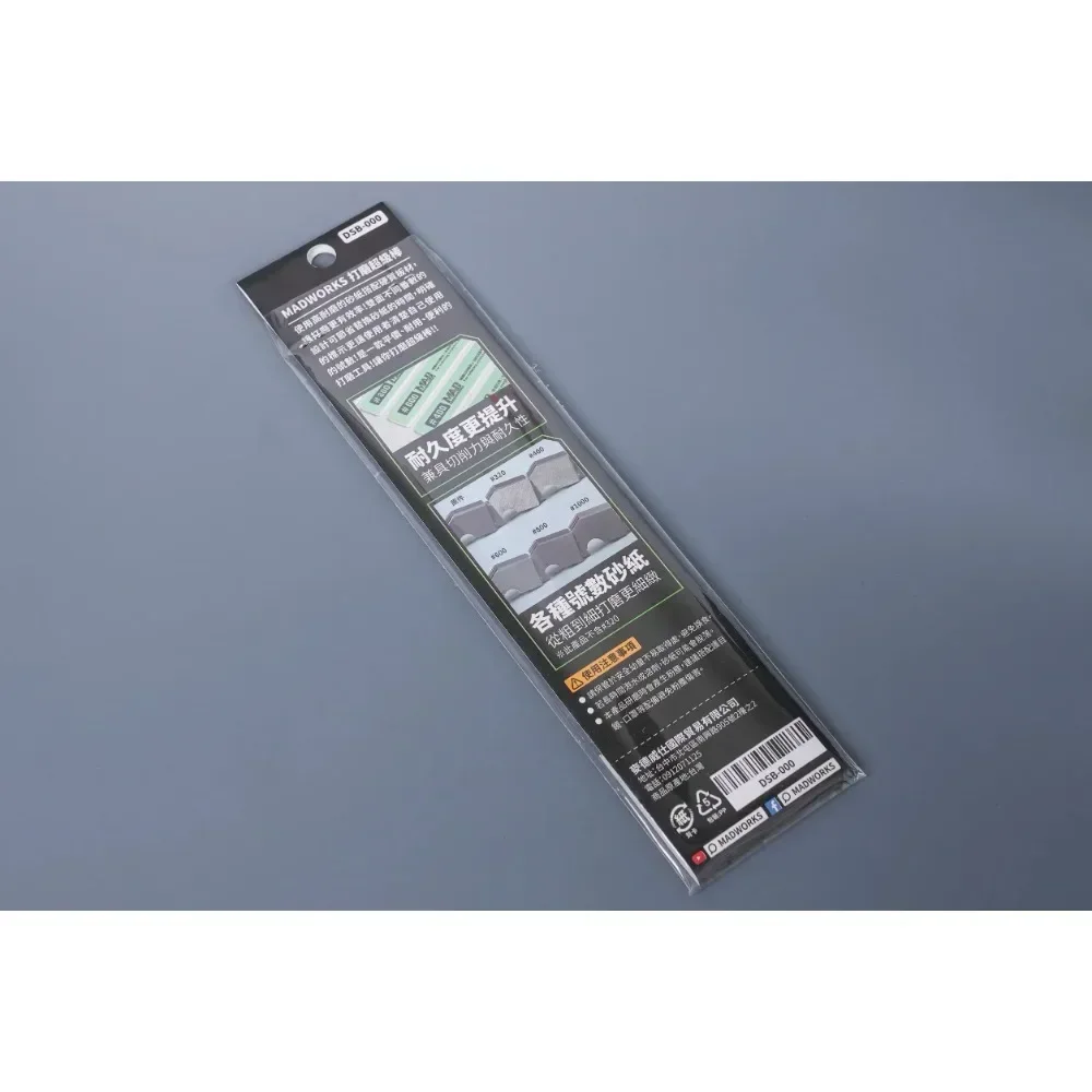 

MADWORKS DSB-000 400-1000 Double Side Firm Sanding Sponge Sticks Combo Military Model Polishing Tools for Modeler Hobby Tool DIY