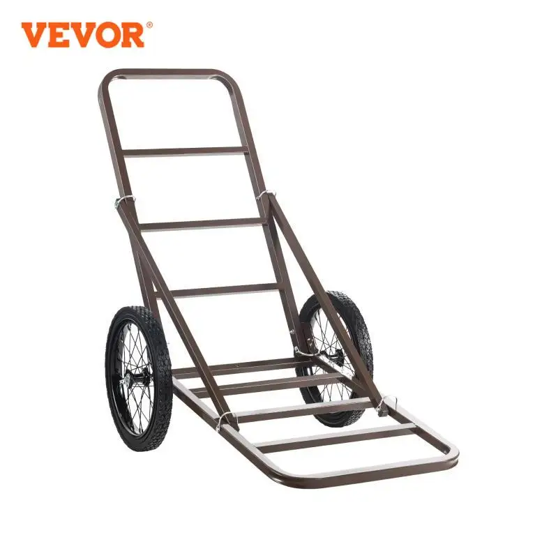 VEVOR Deer Cart Carrello da gioco pieghevole con capacità di 300 libbre Carrello da gioco resistente Accessori Utility Gear Dolly per caccia Pesca Escursionismo