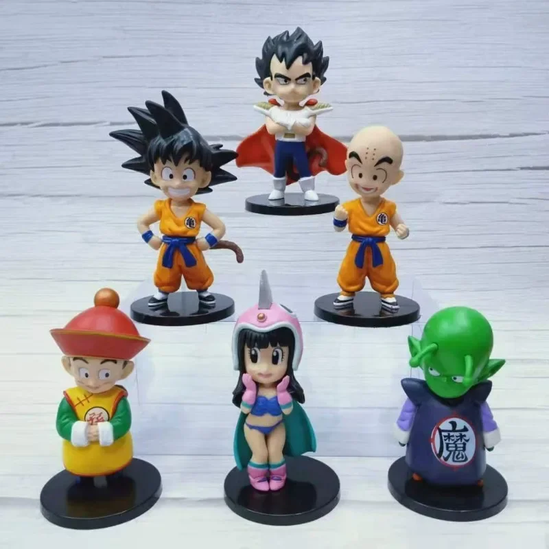 

Dragon Ball Anime Figure Gohan Goku krillin Piccolo Action Figures toys model Statue Collection Desktop decoration Pendant Gifts