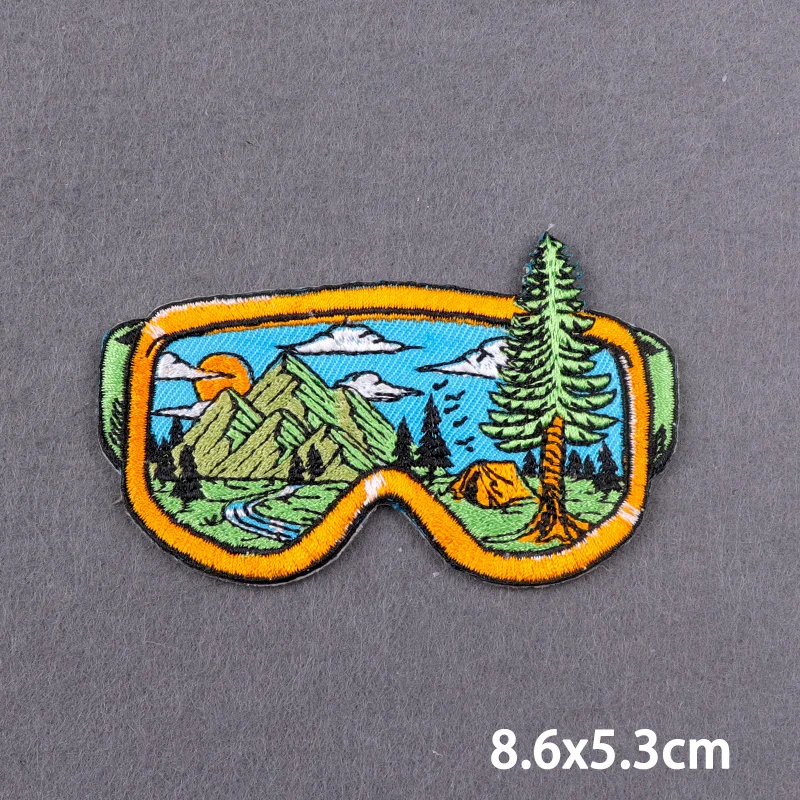 Patch Brodé de Dessin Animé pour Vêtements, Peinture à l'Huile de Van Gogh, Autocollants Appliqués, à Repasser, à Faire Soi-Même, pour l'Extérieur