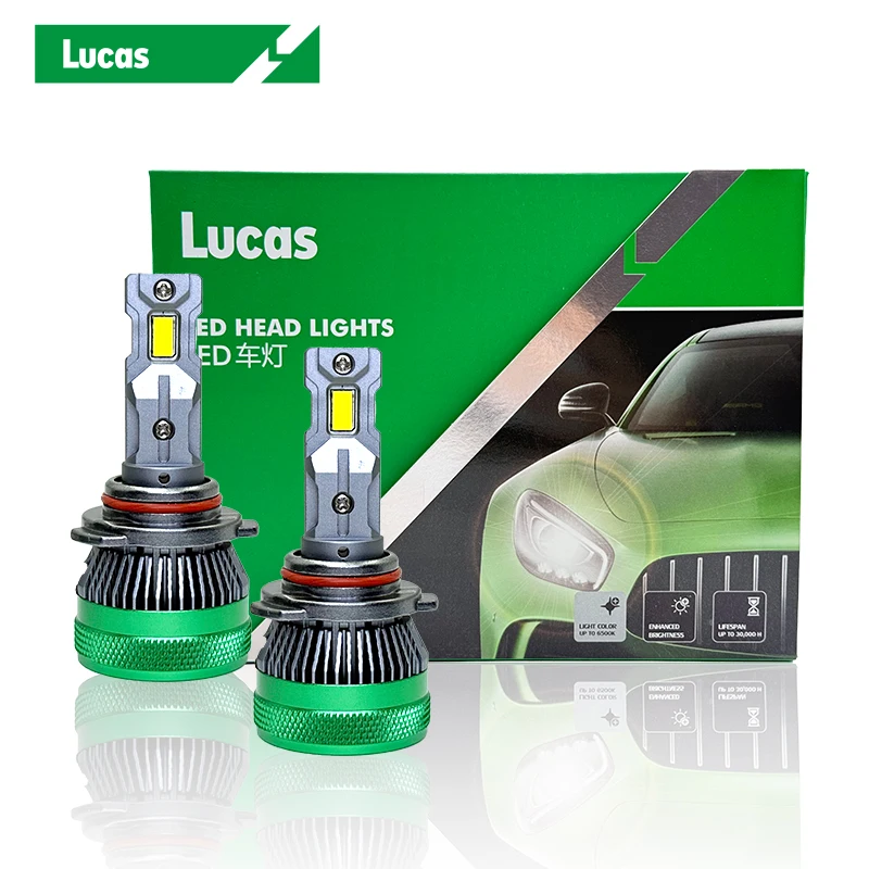 

Lucas H65 H-TYPE HIR2 LED Headlights H1 H4 H7 H11 HB3 HB4 HIR2 DH2 12V 65W 5500LM 6500K