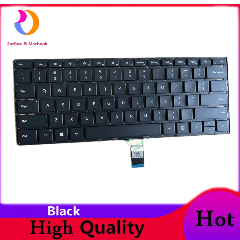 

Original New Keyboard for Microsoft Surface Laptop 3 4 Black 1868 1867 1872 1873 1950 1979 US Layout 13 5 /15''