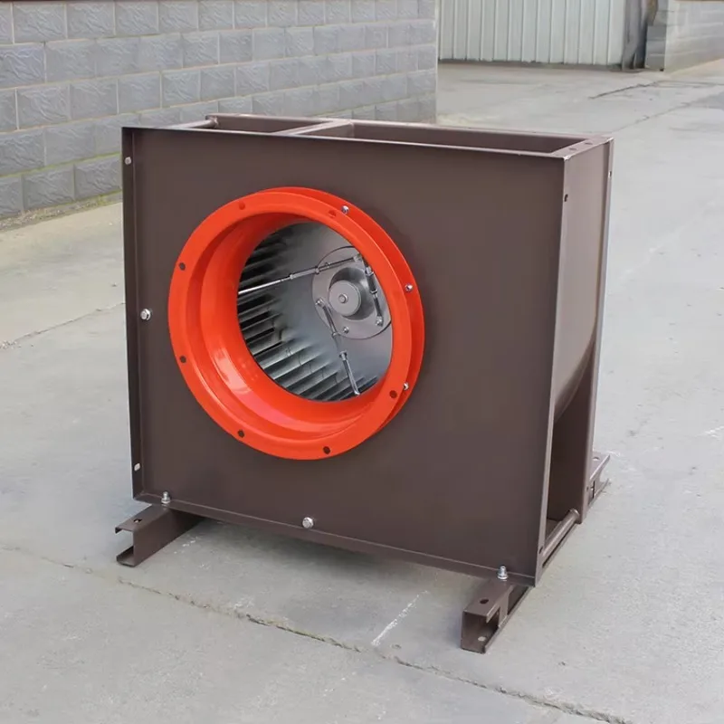 Ventilador Industrial de poco ruido, 110V, 220V, potente humo de cocina, escape de alta velocidad, Ventilador de conducto de múltiples alas curvo hacia adelante
