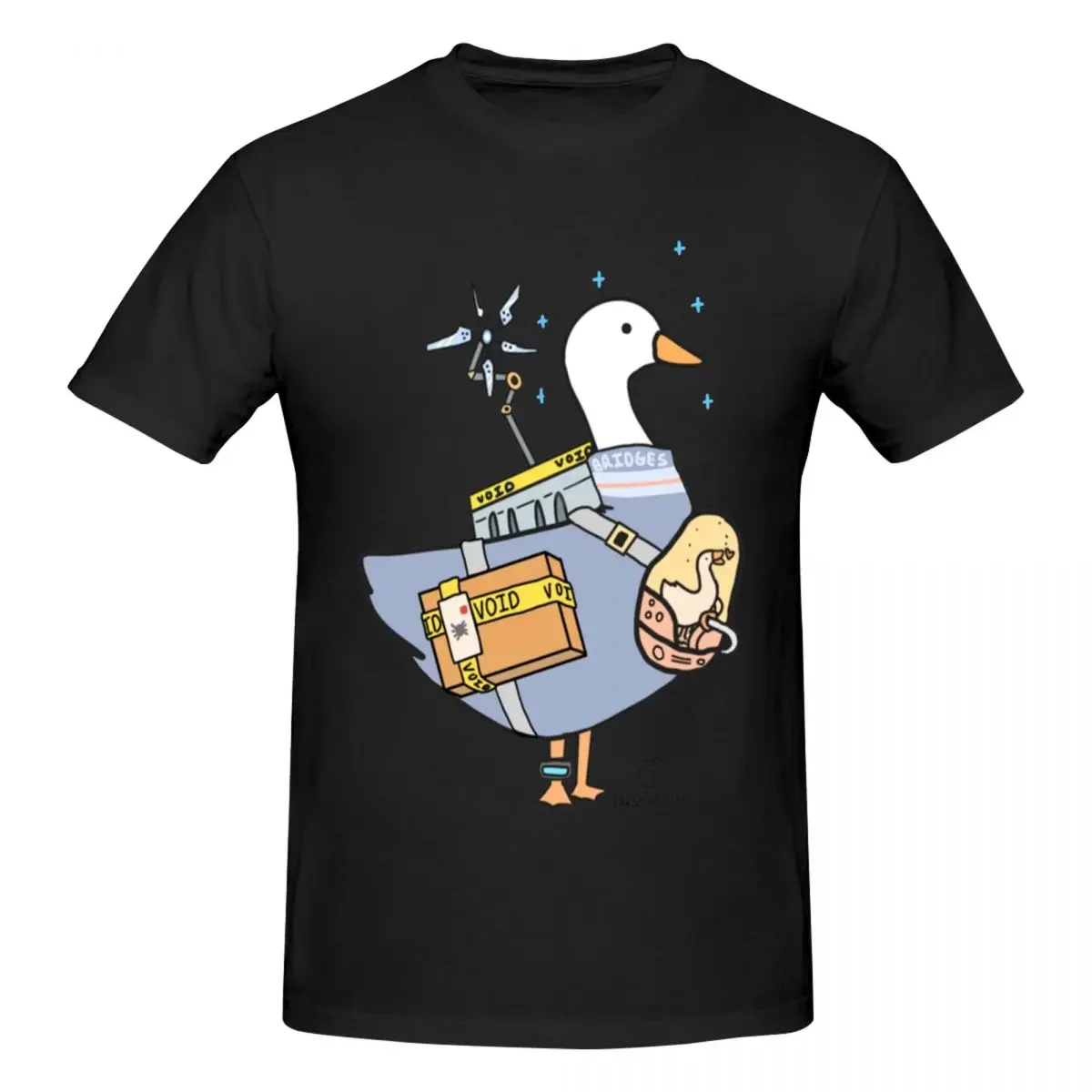 Ready To Fight Untitled Goose Game Death Stranding BB Pod T Shirts Graphic Y2K Anime Short Sleeve Mens Women T Shirts Clothes